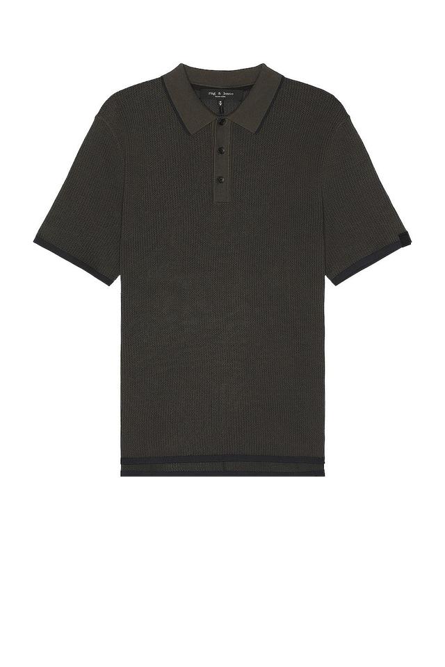 Mens Harvey Knit Polo Shirt Product Image