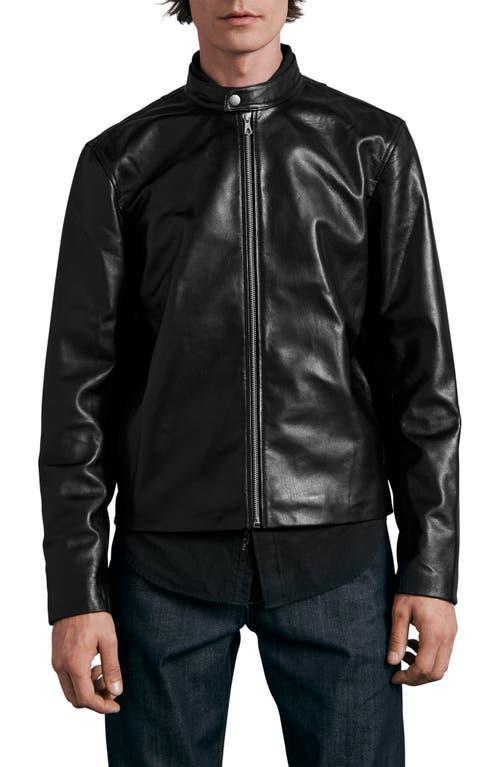 Mens ICONS Archive Cafe Racer Leather Jacket Product Image