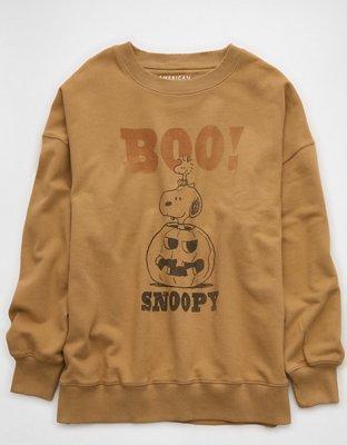 AE Halloween Oversized Graphic Crew Neck Sweatshirt Product Image