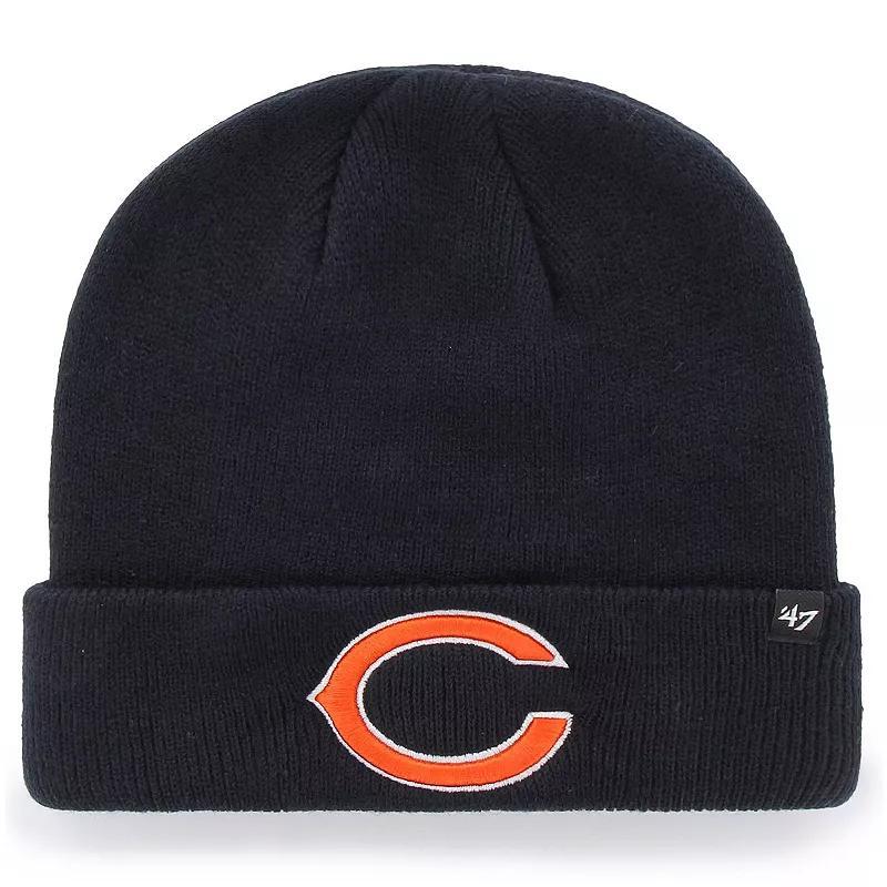 Mens 47 Chicago Bears Primary Basic Cuffed Knit Hat, Blue Product Image