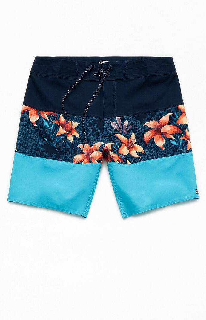 Billabong Tribong Pro 18 Boardshorts (Coastal 2) Men's Swimwear Product Image