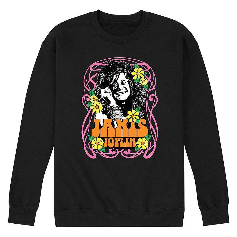 Mens Janis Joplin Flowers Sweatshirt Product Image