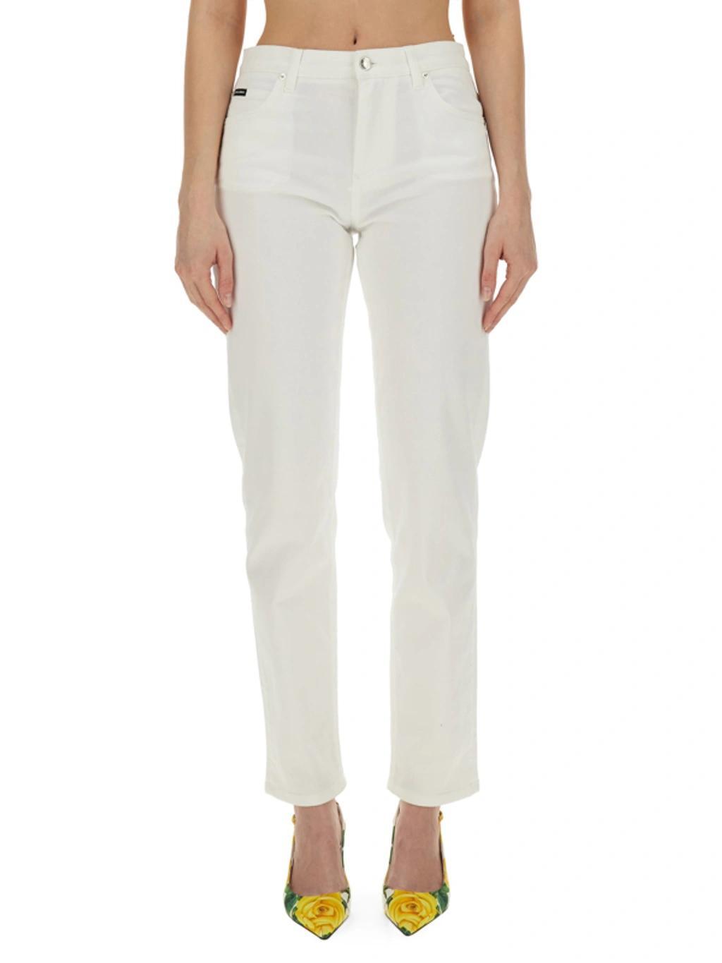 Jeans In Denim In White product image