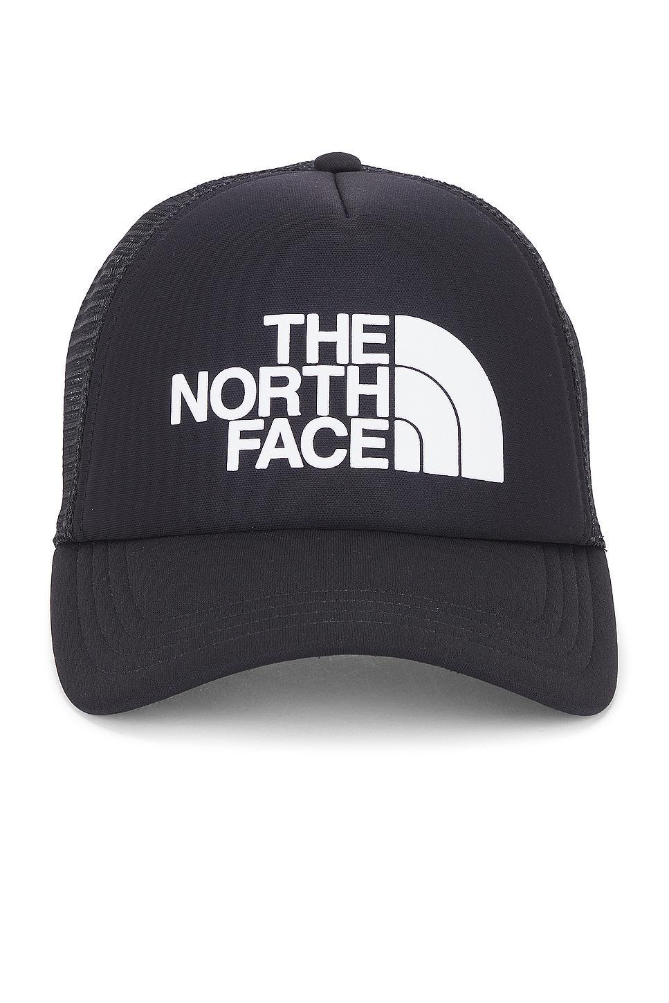 The North Face Tnf Logo Trucker Hat in Black Product Image