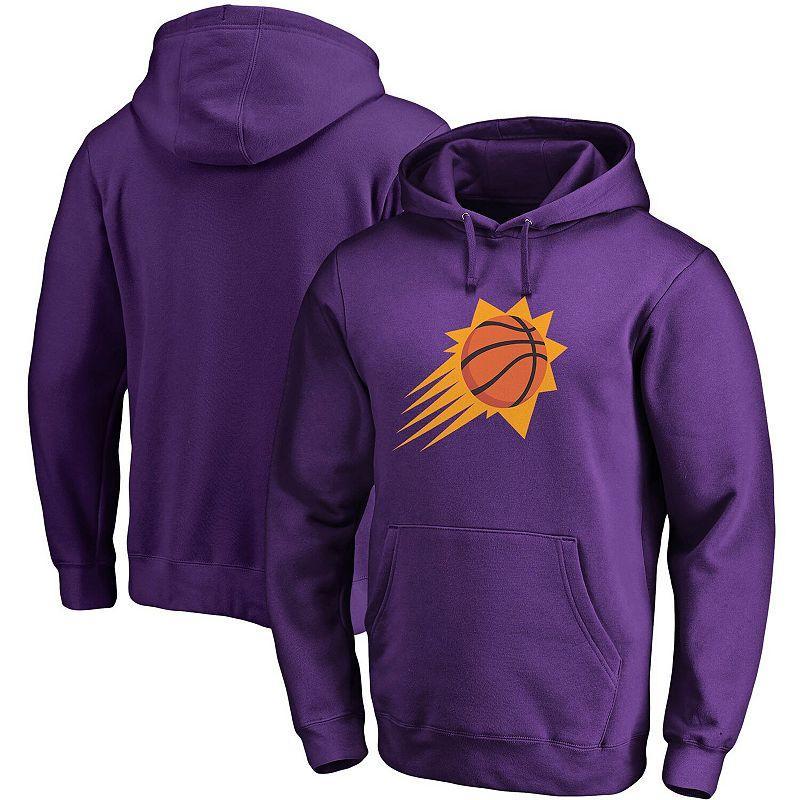 Mens Purple Phoenix Suns Primary Team Logo Pullover Hoodie Product Image