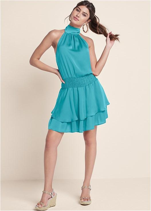 High Neck Mini Dress Product Image