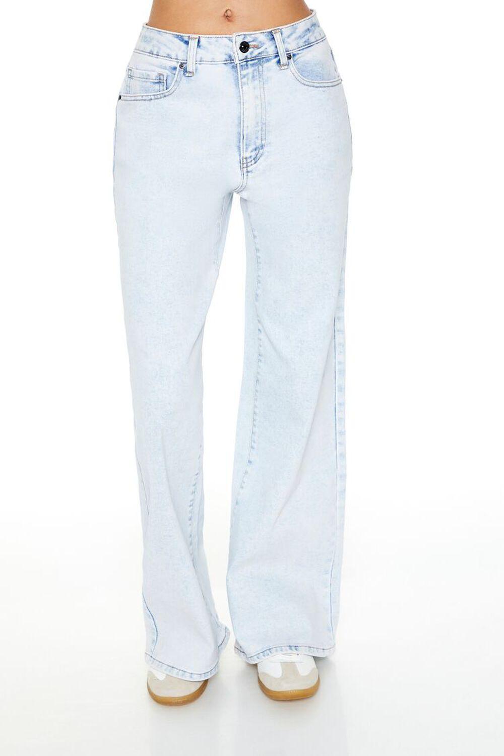 High-Rise Wide-Leg Jeans | Forever 21 Product Image