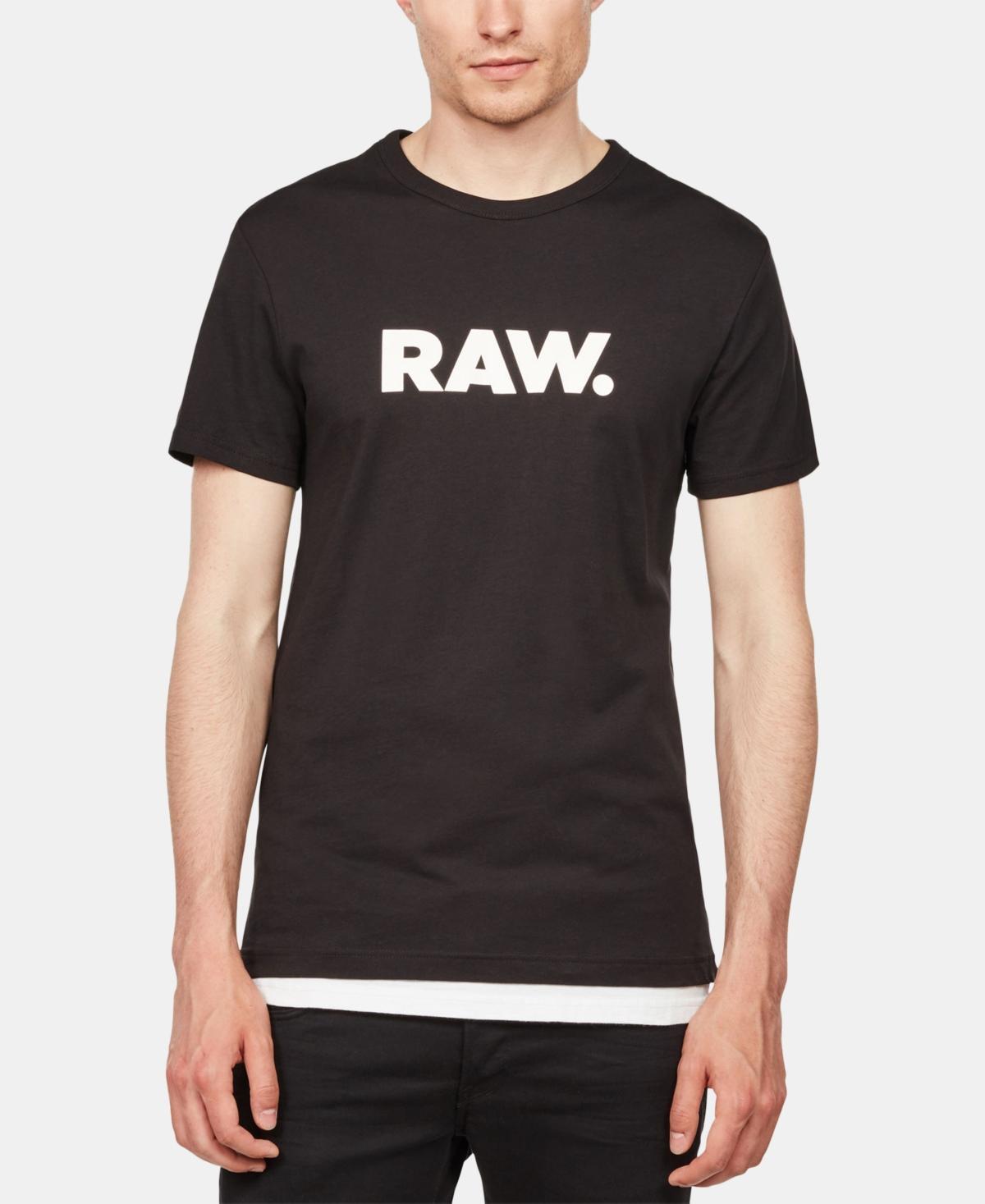 G-Star Raw Mens Holorn Raw Graphic Logo Crewneck T-Shirt Product Image