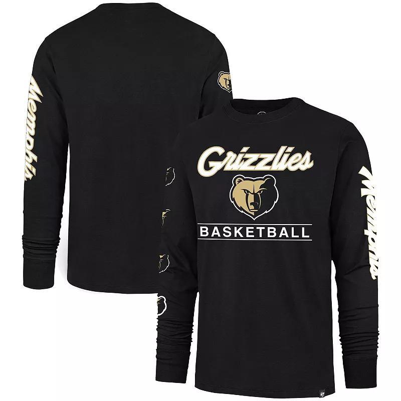 Mens 47 Black Memphis Grizzlies 2023/24 City Edition Triplet Franklin Long Sleeve T-Shirt Product Image