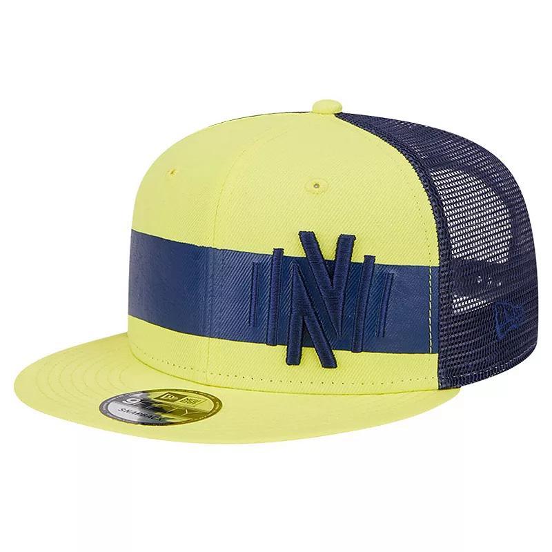 Mens New Era Yellow Nashville Sc Trucker 9FIFTY Snapback Hat Product Image