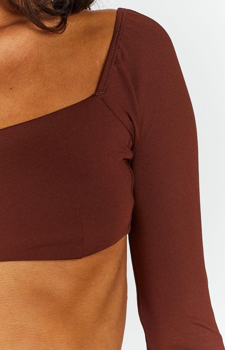 Linie Brown Long Sleeve Top Product Image