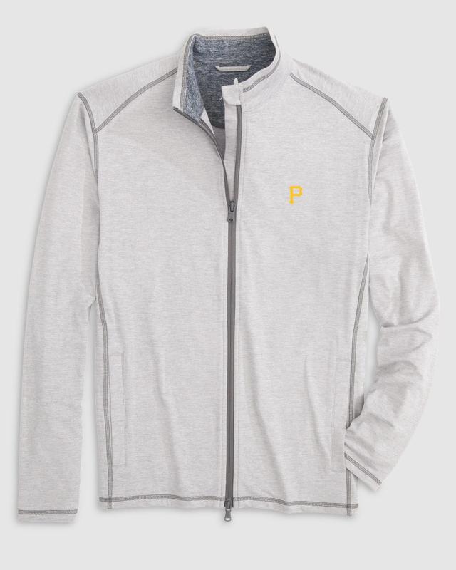 Pittsburgh Pirates Cade Heathered Performance Knit Jacket Product Image