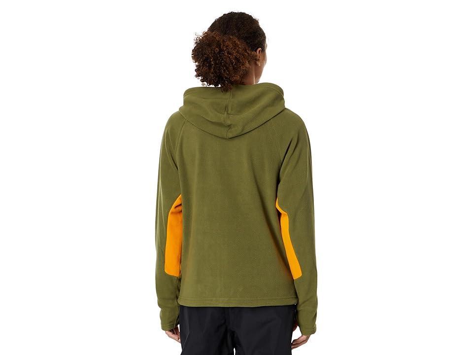 Volcom Snow Polar Fleece Hooded Full Zip (Military) Men's Clothing Product Image