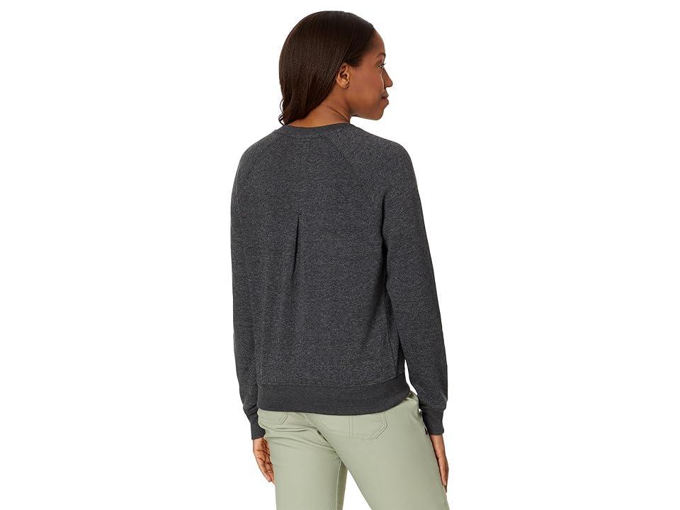 Prana Cozy Up Sweatshirt (Charcoal Heather) Women's Sweatshirt Product Image