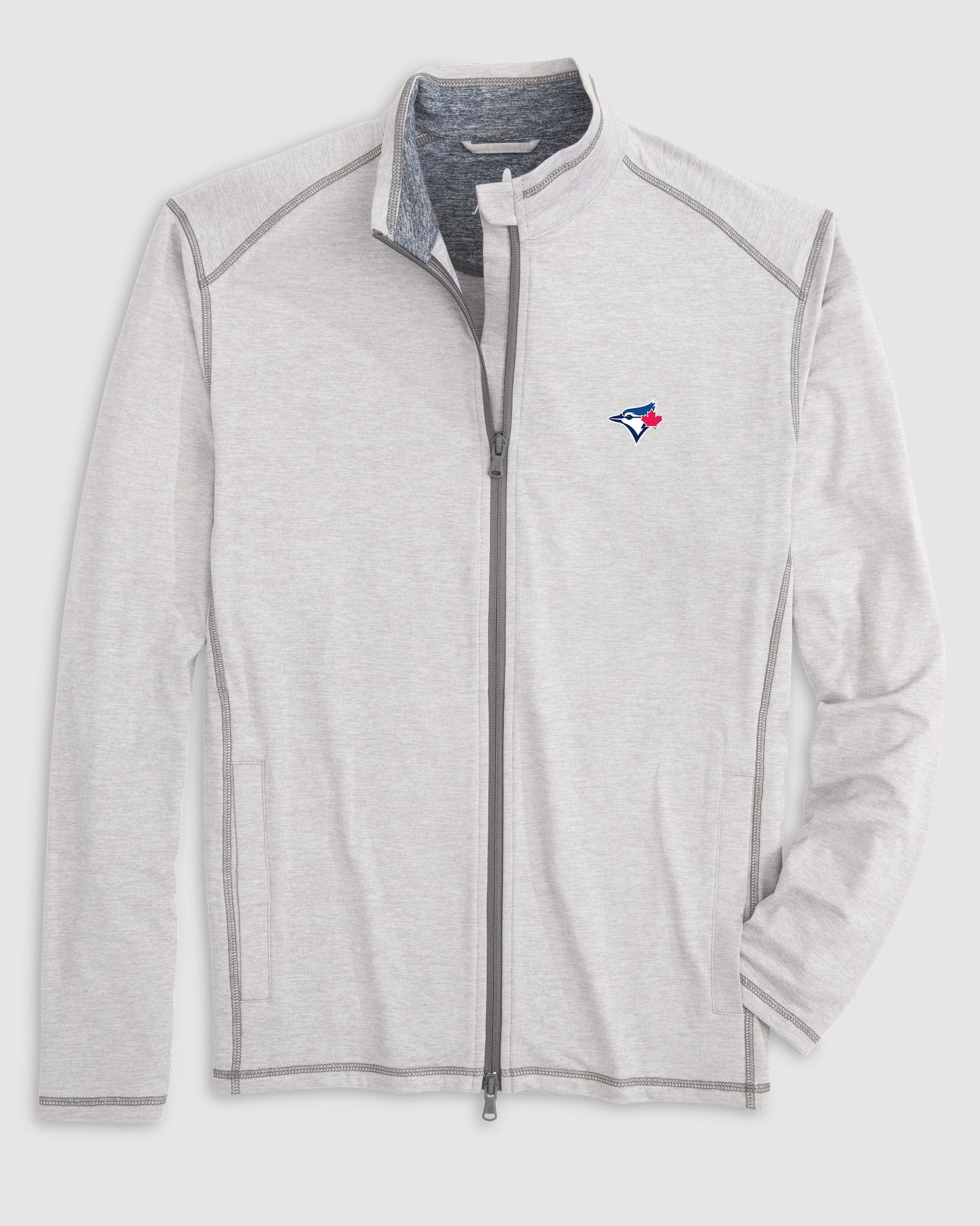 New York Mets Cade Heathered Performance Knit Jacket Product Image