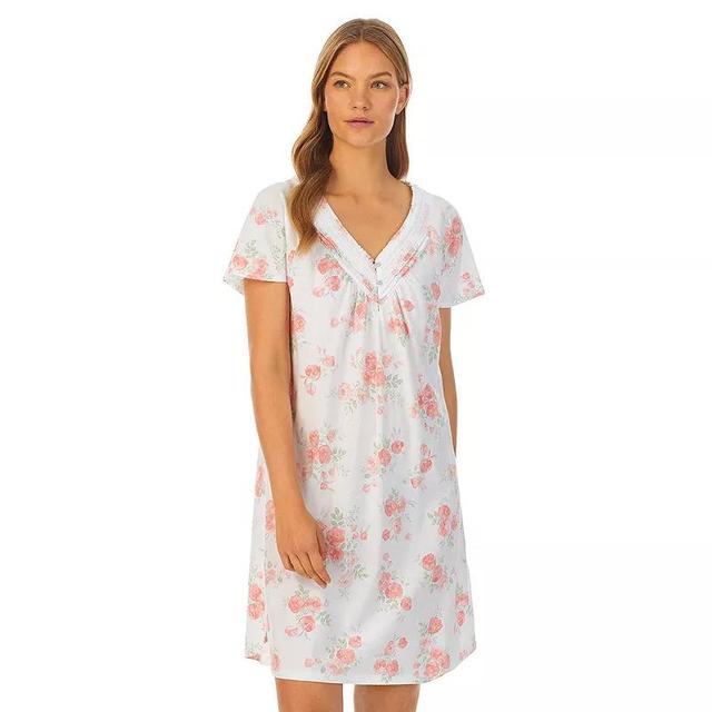 Womens Carole Hochman Short Sleeve Nightgown Product Image