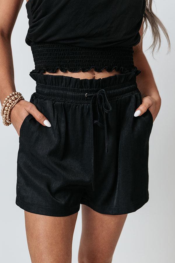 The Gail Shorts in Black Product Image