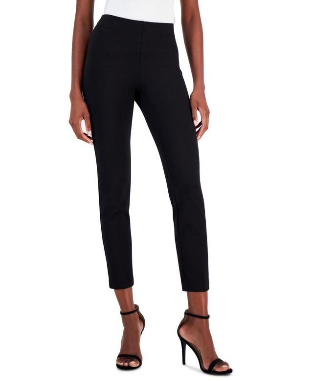 Anne Klein Petite Pull-On Compression Slim Ankle Pants Product Image