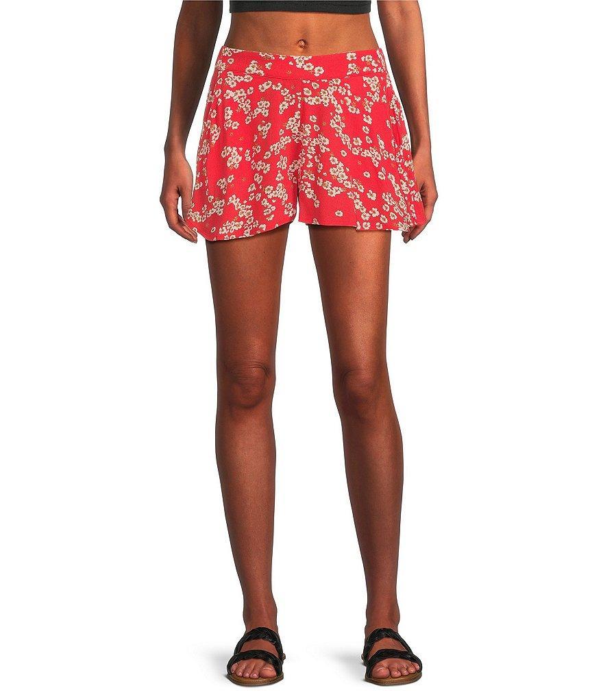 Roxy Midnight Avenue Mid Rise Floral Printed Shorts product image