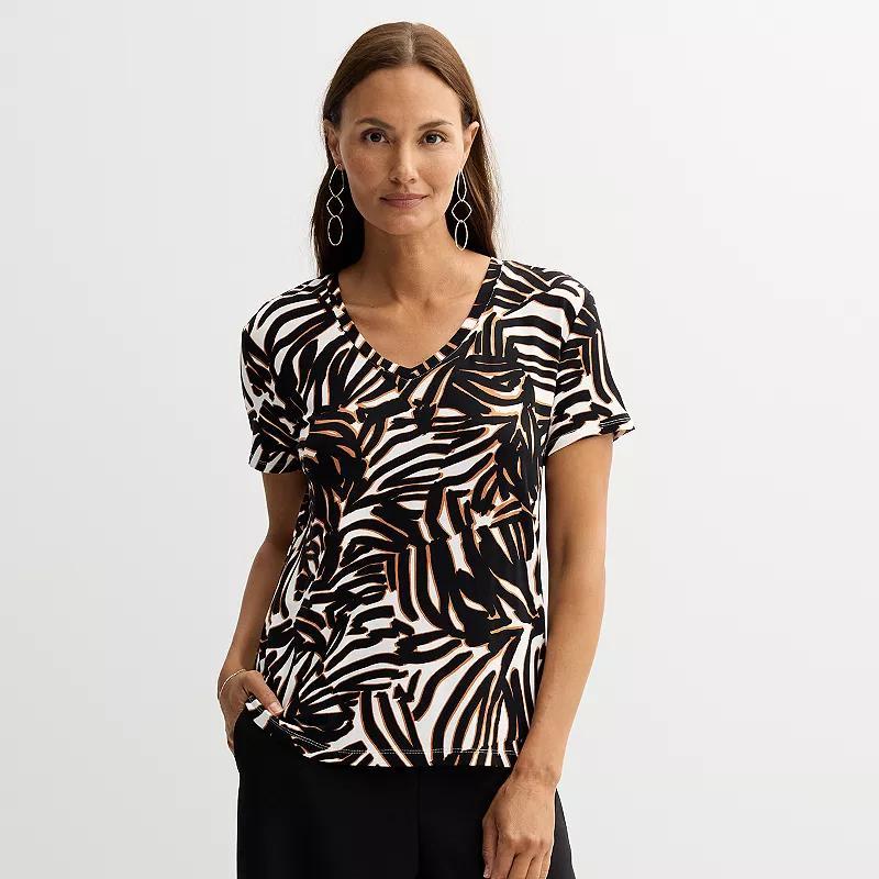 Womens Nine West Essential V-Neck Tee Product Image