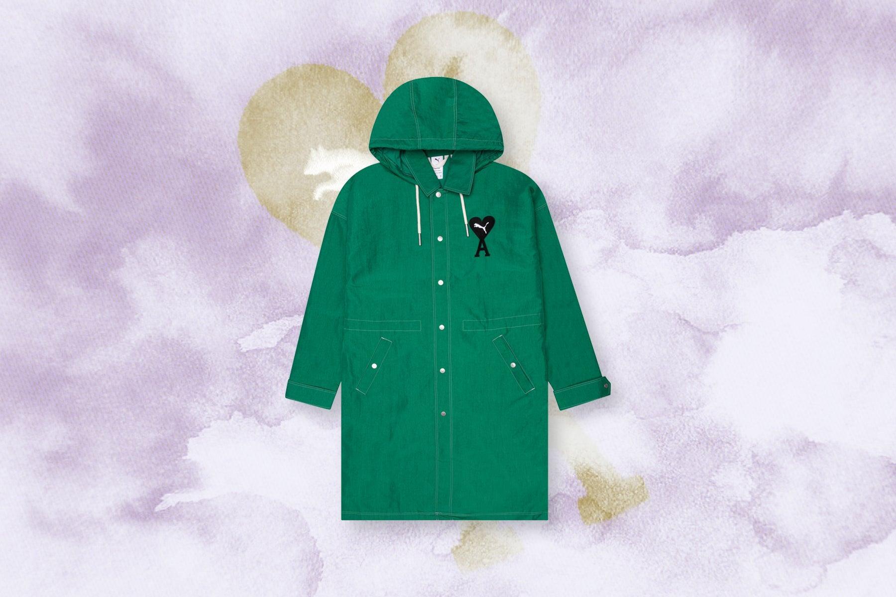 Puma x AMI Lightweight Jacket - Green Male Product Image