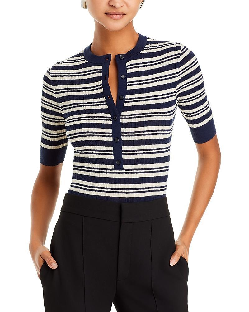 Fisher Pleated Button-Front Top Product Image