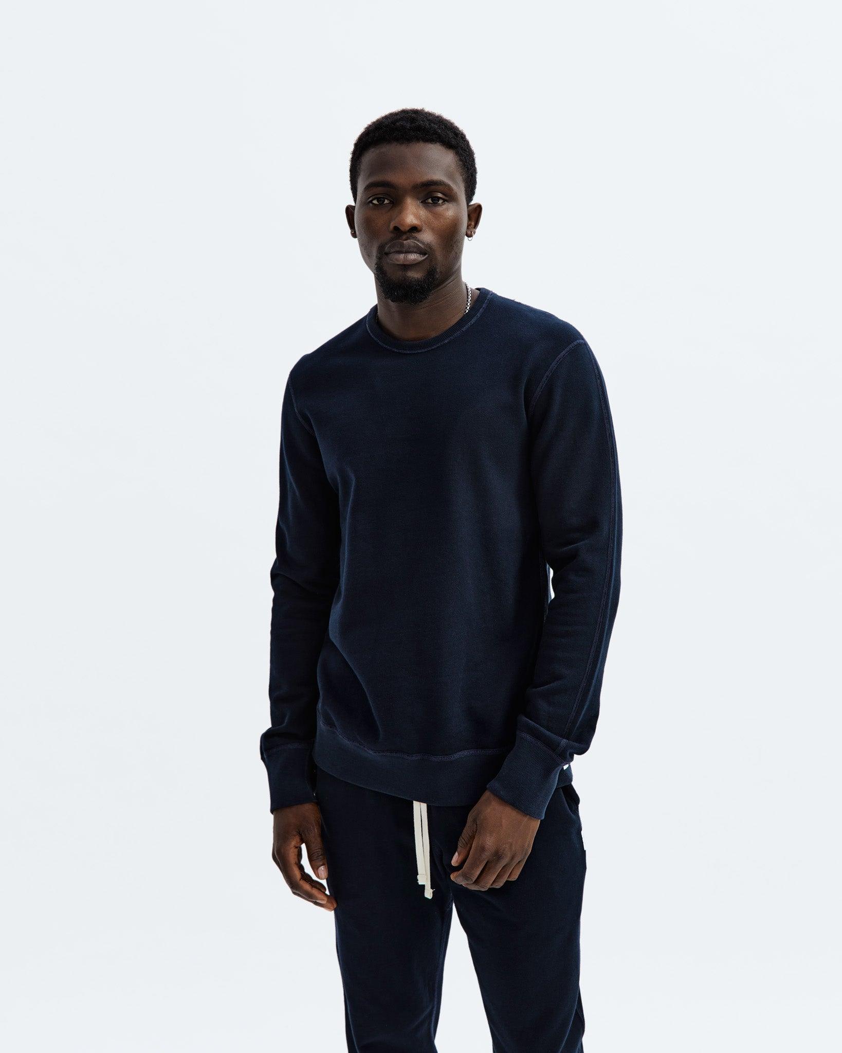 Midweight Terry Slim Crewneck Male Product Image