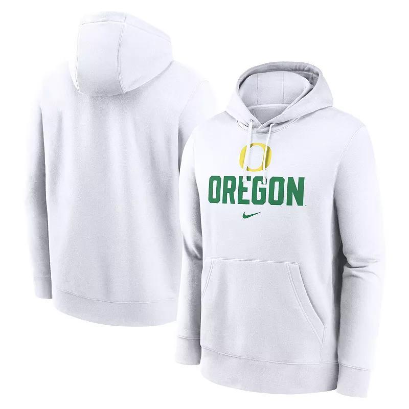 Oregon Ducks Primetime Club Campus Nike Mens College Pullover Hoodie Product Image