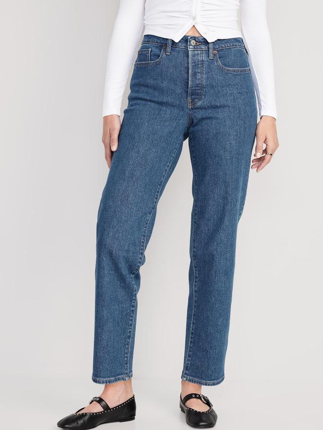 High-Waisted Button-Fly OG Loose Cotton-Hemp Blend Jeans Product Image