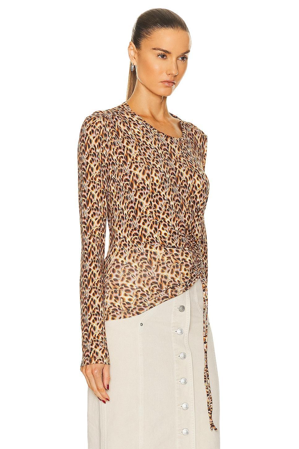 Isabel Marant Etoile Jazzy Top Brown. (also in 34, 36, 38, 42). Product Image