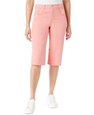 Petite Gloria Vanderbilt Lorelai Skimmer Pants, Womens Product Image