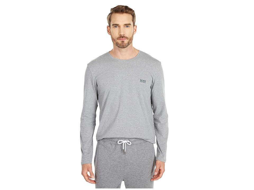 BOSS Mix Match Long Sleeve Shirt R 10143871 01 (Medium Grey) Men's Clothing Product Image