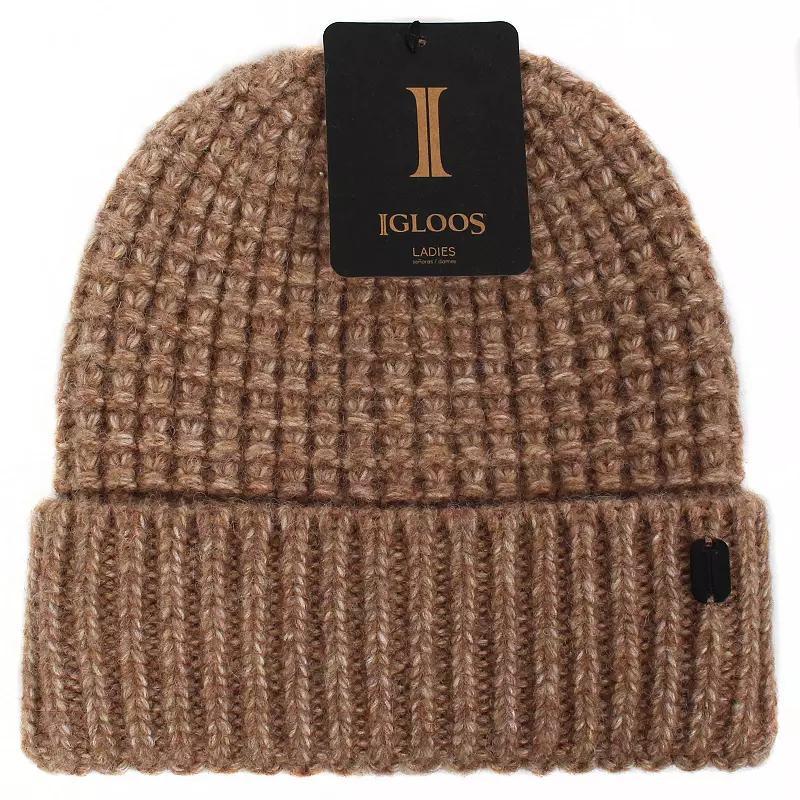 Womens Igloos Textured Loft Beanie Winter Hat Product Image