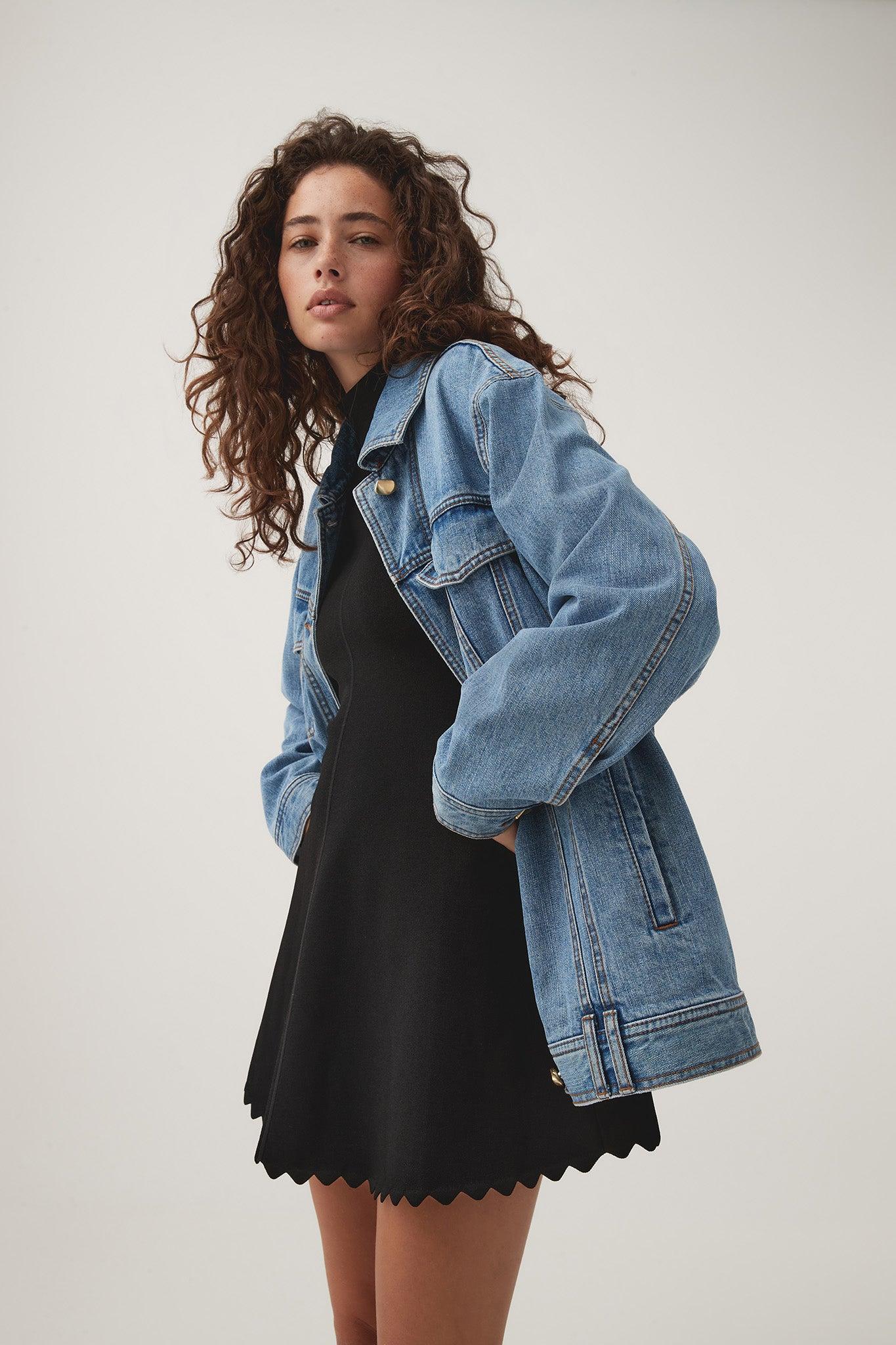 Aradia Oversized Denim Jacket Product Image