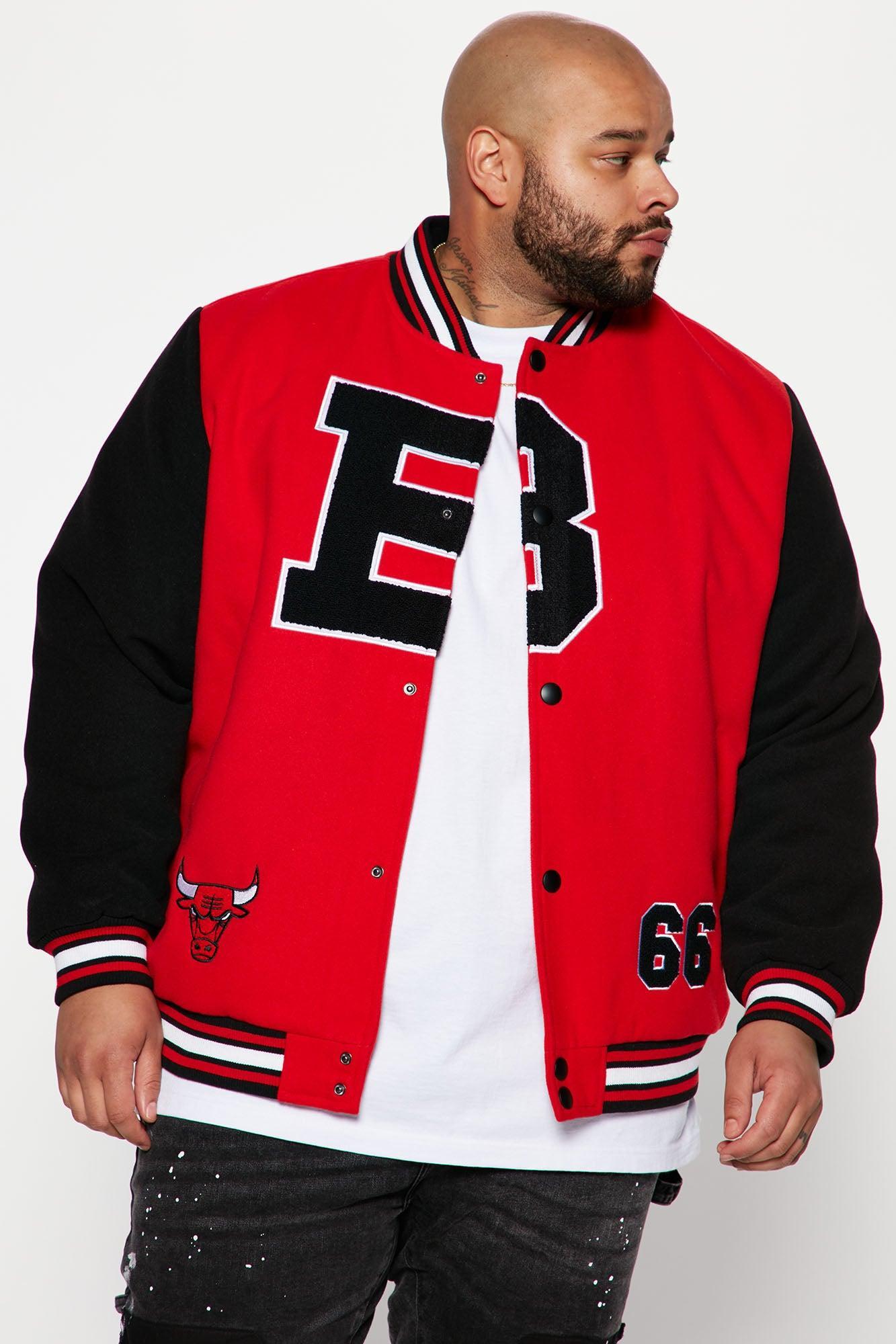 Chicago Bulls Loyalty Varsity Jacket - Red Product Image