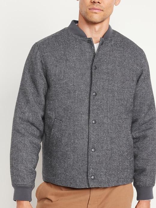 Tweed Bomber Jacket Product Image