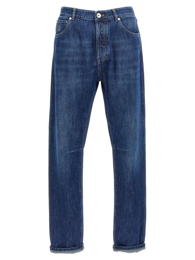 BRUNELLO CUCINELLI Denim Jeans In Blue Product Image