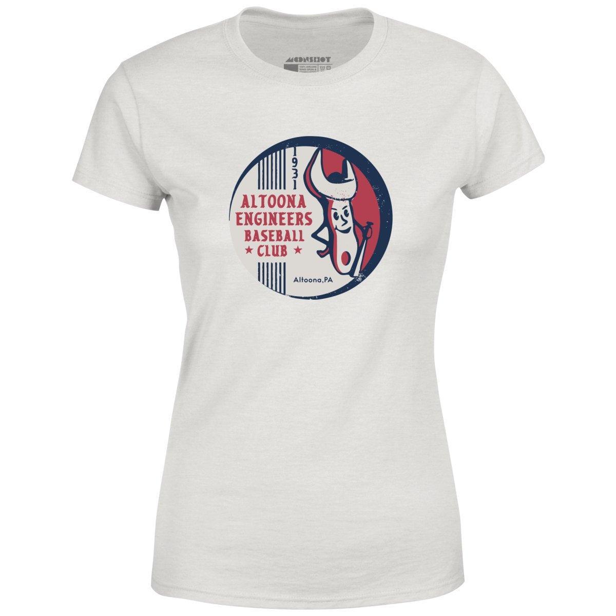 Altoona Engineers - Pennsylvania - Vintage Defunct Baseball Teams - Women's T-Shirt Female Product Image