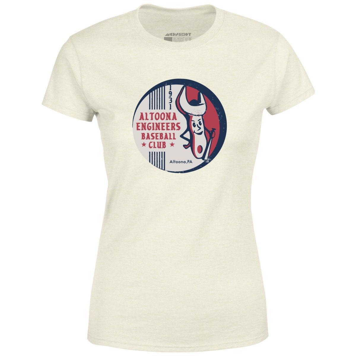 Altoona Engineers - Pennsylvania - Vintage Defunct Baseball Teams - Women's T-Shirt Female Product Image