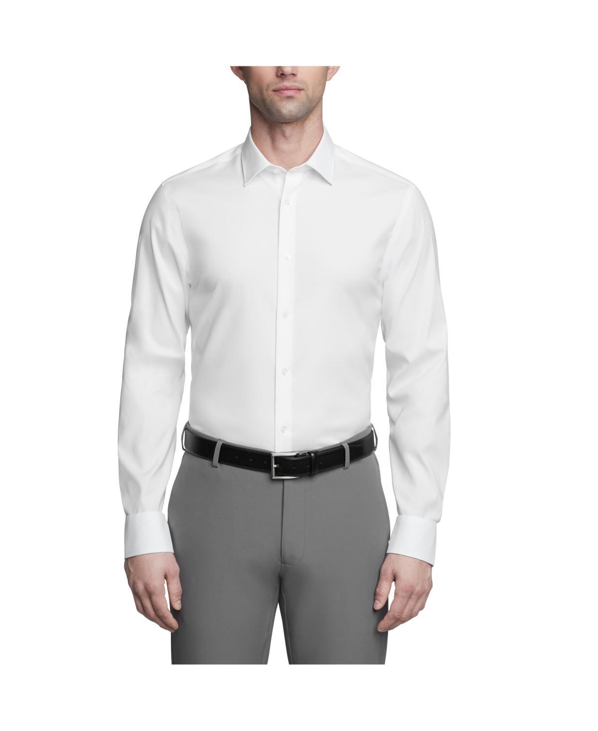 Calvin Klein Mens Refined Slim Fit Stretch Dress Shirt Product Image