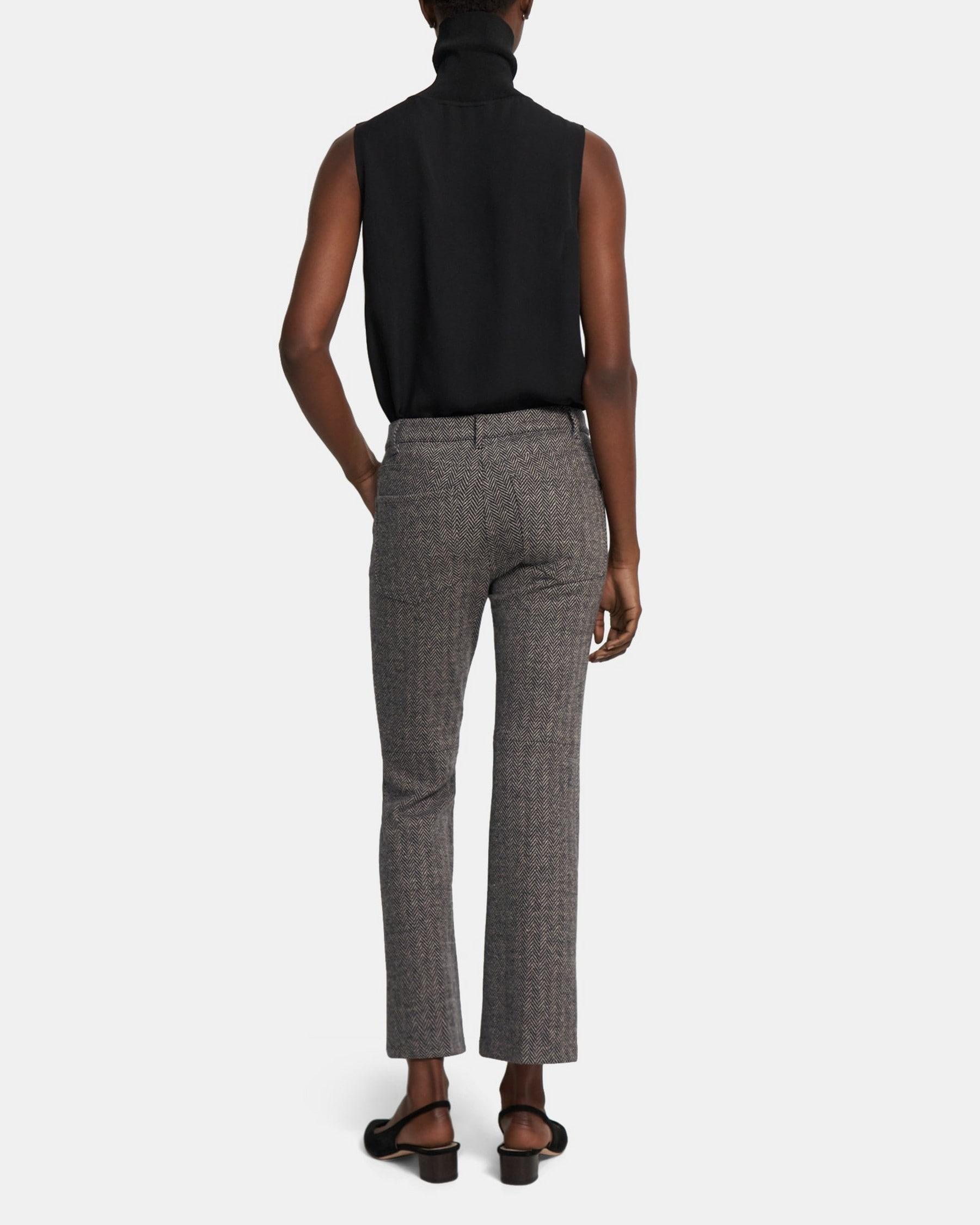 5-Pocket Flare Pant in Wool-Blend Knit Product Image