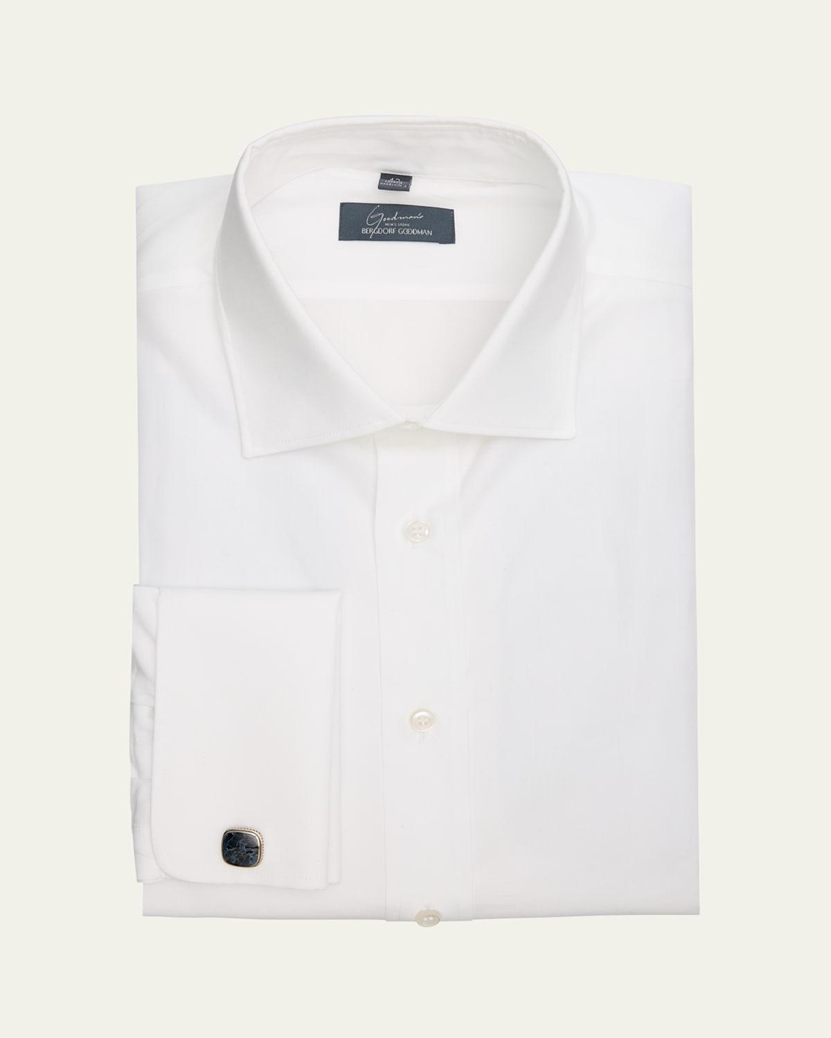 Mens Solid Poplin Sport Shirt Product Image