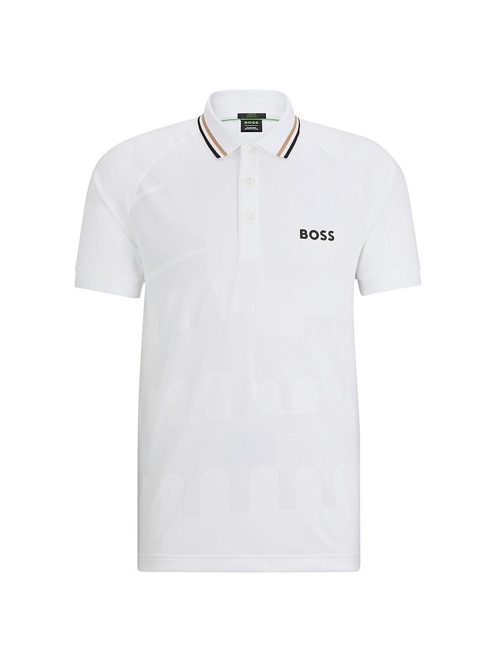 Mens Boss X Matteo Berrettini Slim Fit Polo Shirt Product Image