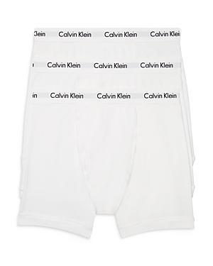 Calvin Klein Underwear Cotton Stretch 3-Pack Boxer Brief (Spellbound/White/Blue Atoll) Men's Underwear Product Image