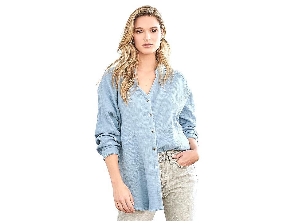 Hatley Presley Tunic Faded Denim) Women's Clothing Product Image