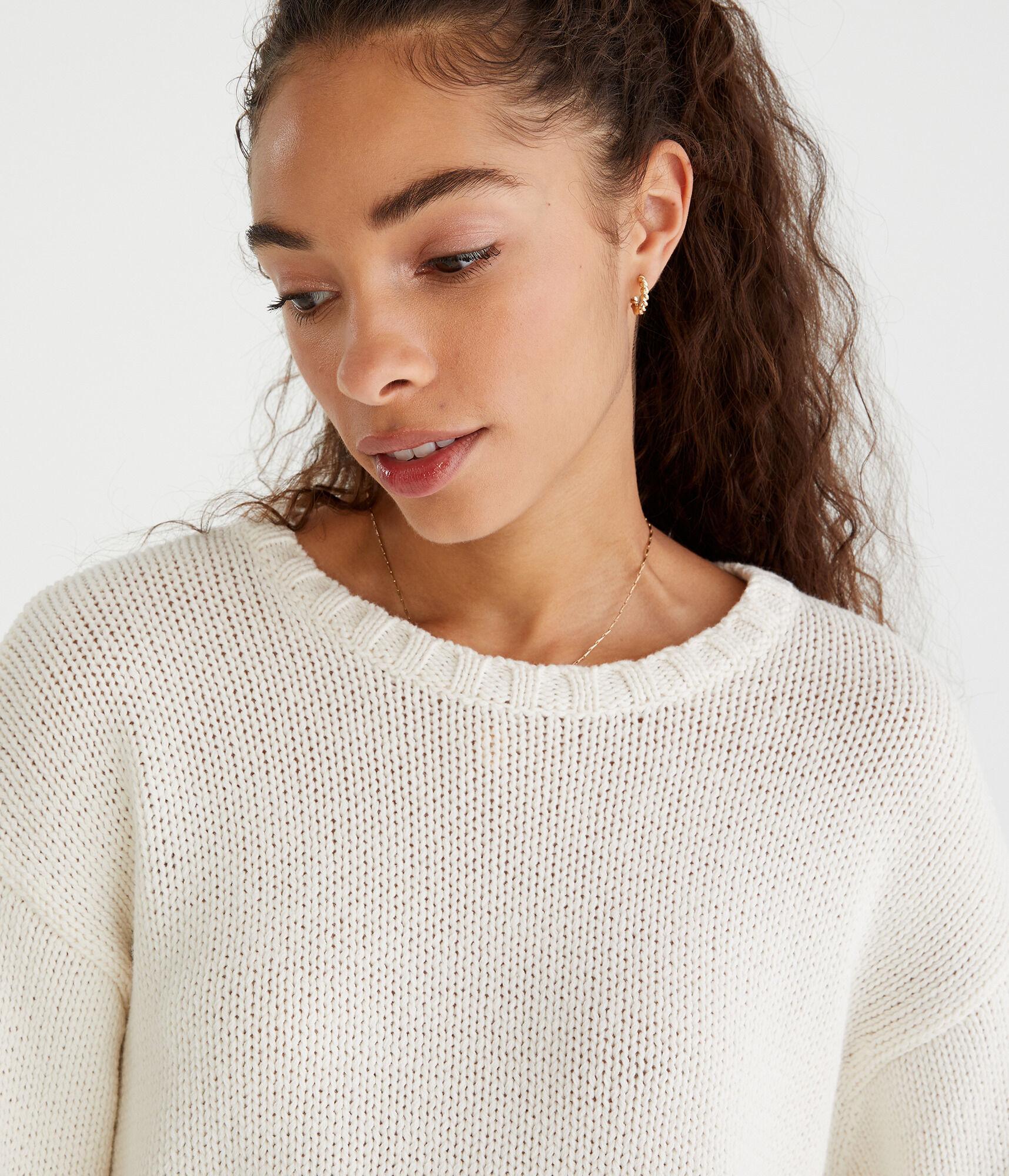 Oversized Crew Sweater Product Image