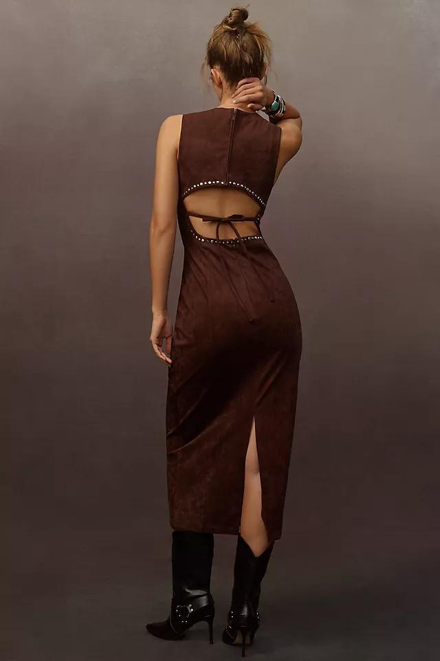 The Wolf Gang Mecca Stud Sleeveless Midi Dress Product Image