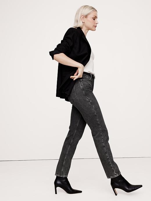 High-Rise Straight Jean Product Image