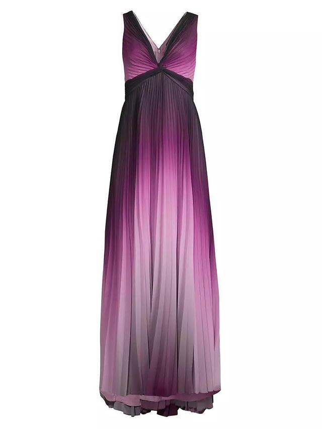 Emme Ombré Plissé Maxi Dress Product Image