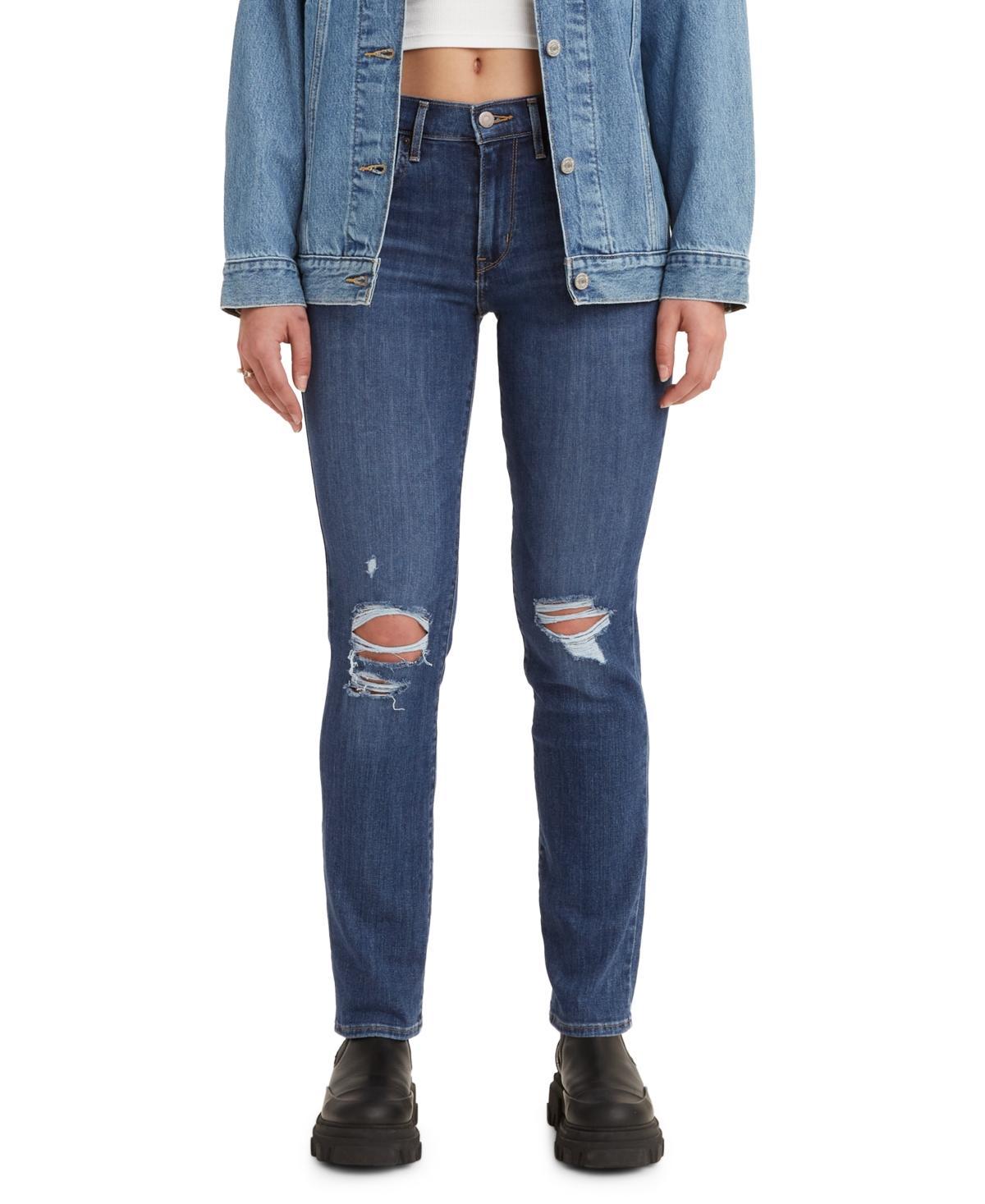 Womens Levis 724 High Rise Straight Jeans Product Image